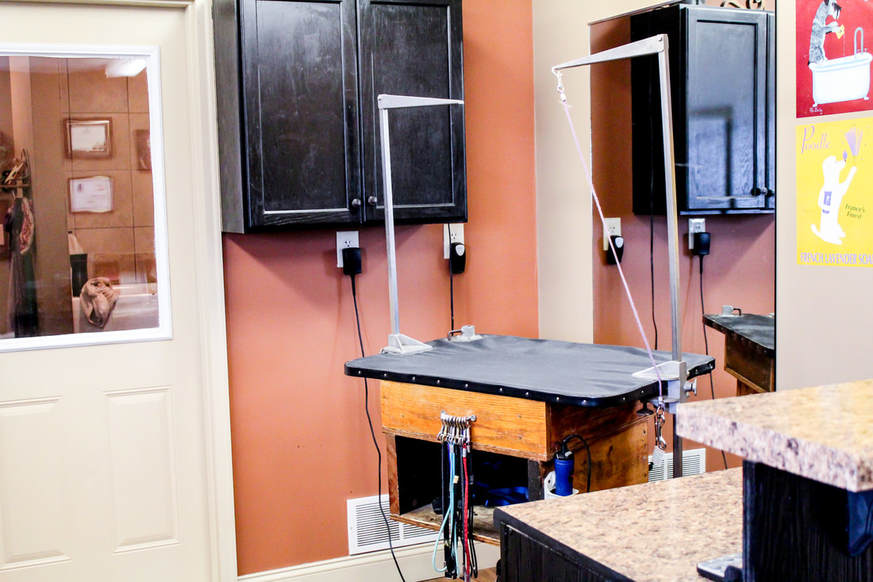 Grooming stations pictured on North Pine’s original website